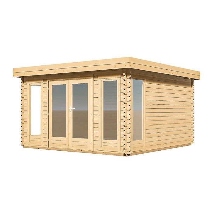 Studio de jardin en bois 17,1 m² - Epaisseur 40 mm - BOESIA