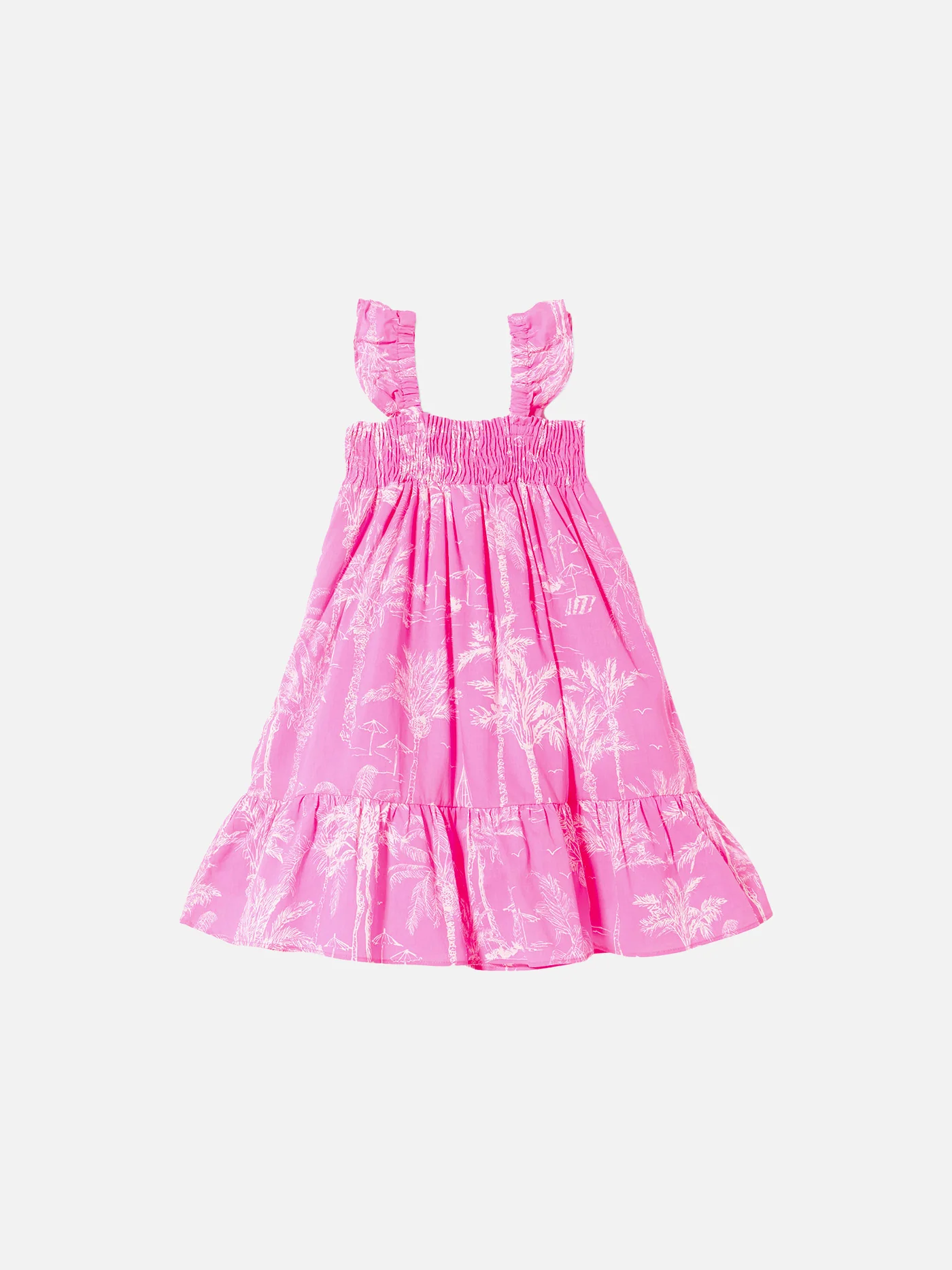 Djevojačka haljina s printom toile de jouy