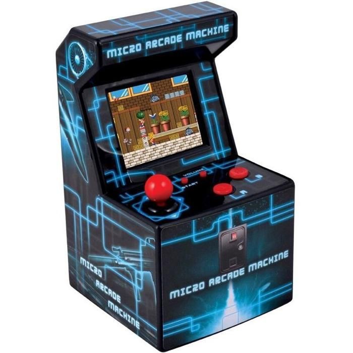 Portable Console - ITAL - Mini Retro Arcade - 250 Built-in Games - 2.5-inch TFT Screen - 4-Hour Battery Life