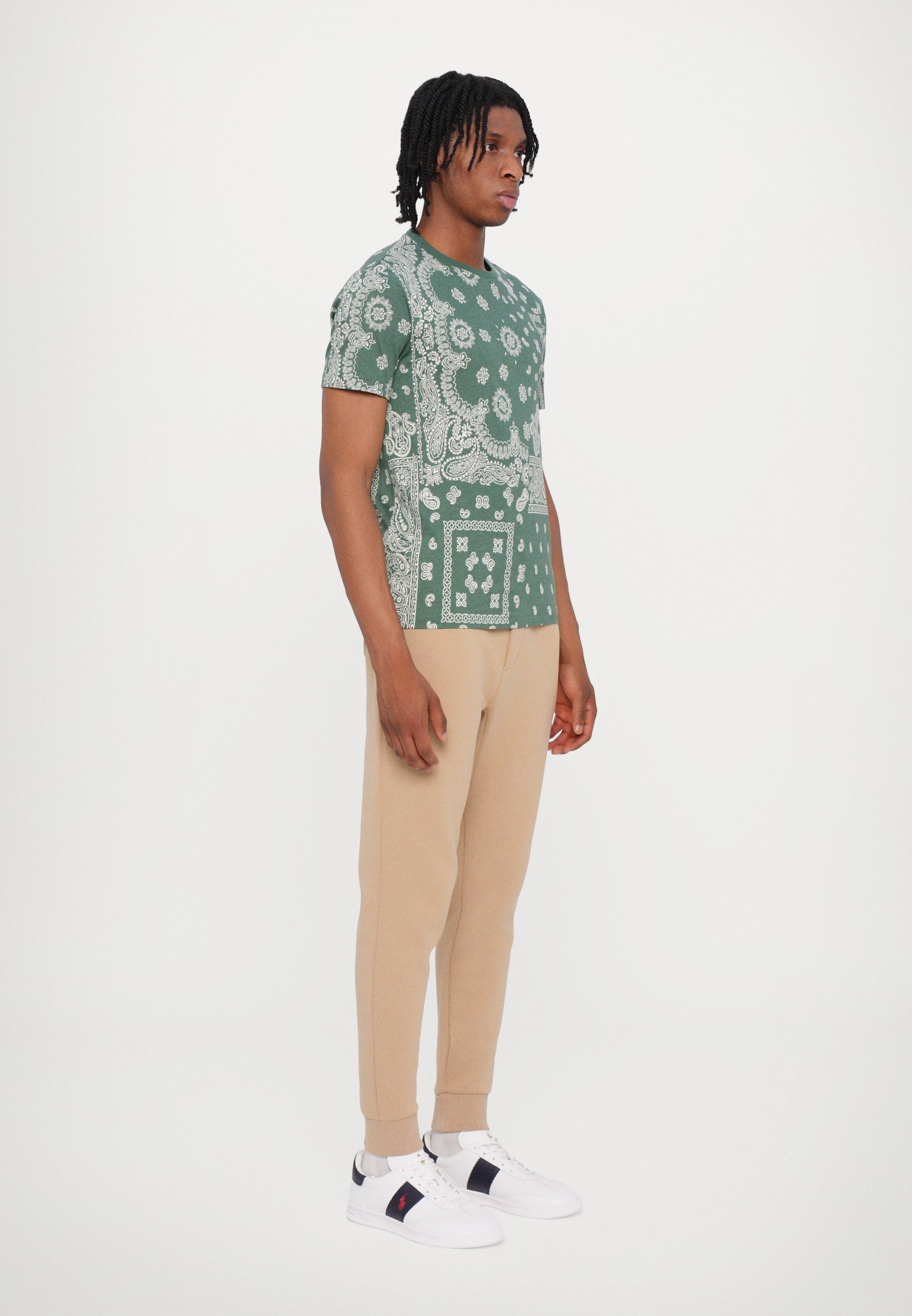 Polo Ralph Lauren T-shirt met korte mouwen en print - gewassen bosgroen