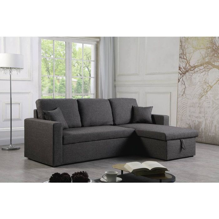 Canapé d'angle convertible/ réversible avec coffre 
