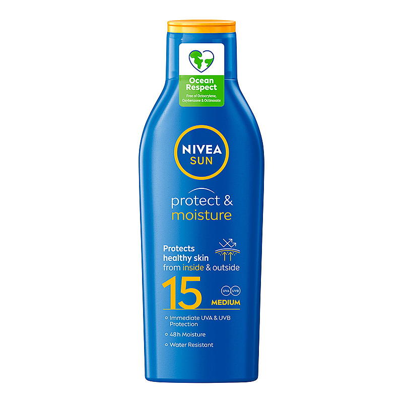Loción solar Nivea Sun SPF15 200 ml