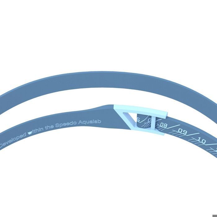 Speedo FS Pure Focus Mirror - Adult swimming goggles, blue, anti-glare mirrored lenses