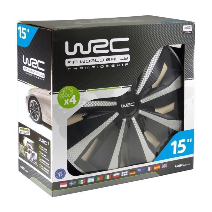 WRC Boîte 4 enjoliveurs 15