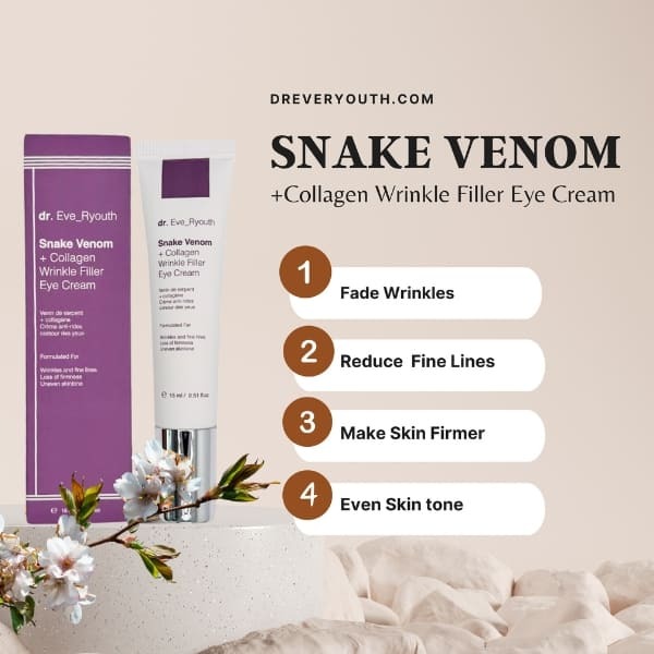 Dr. Eve_Ryouth Snake Venom Kollagen Rynke Øyekrem