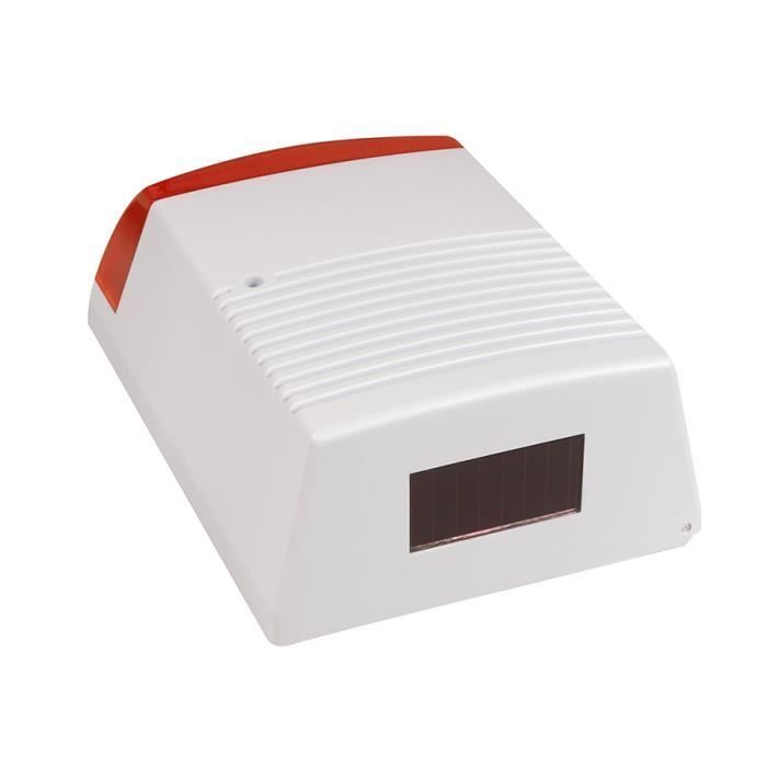 Alarm siren - DC3300 - Solar powered - Indoor/Outdoor - Wireless