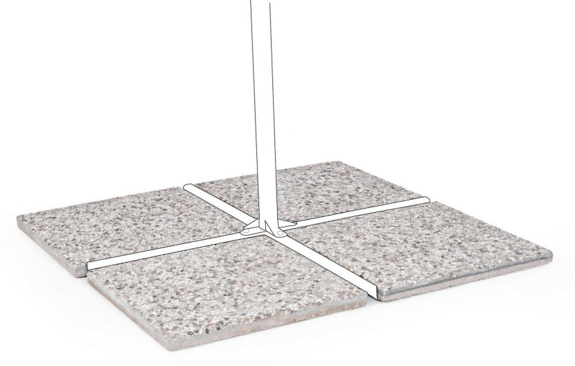 BIZZOTTO podstawa cementowa do parasola  INES 20 kg