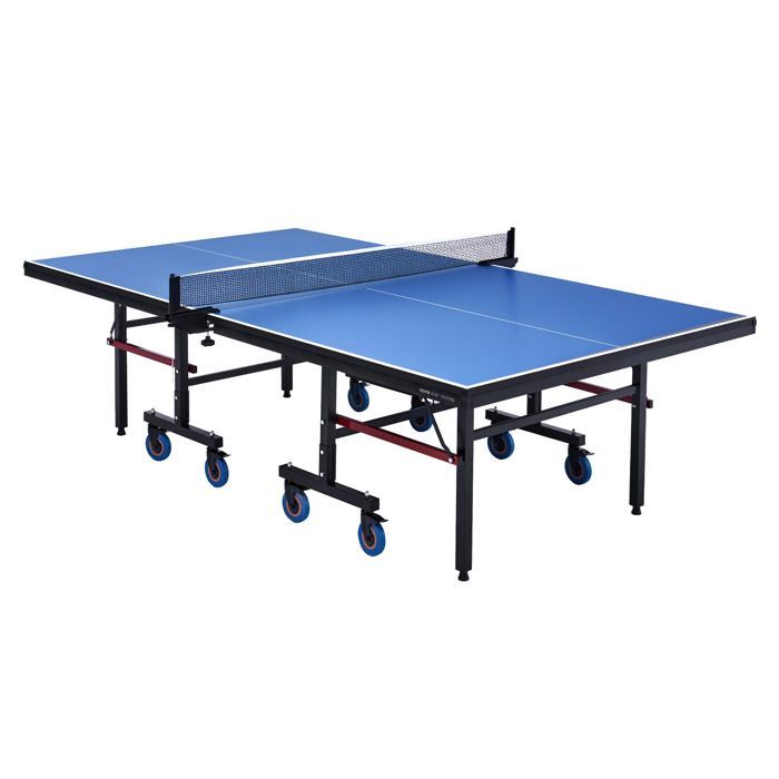 Table de Ping-pong-VEVOR-avec Filet à Serrage Rapide et Roues Verrouillables-Plateaux de 25 mm