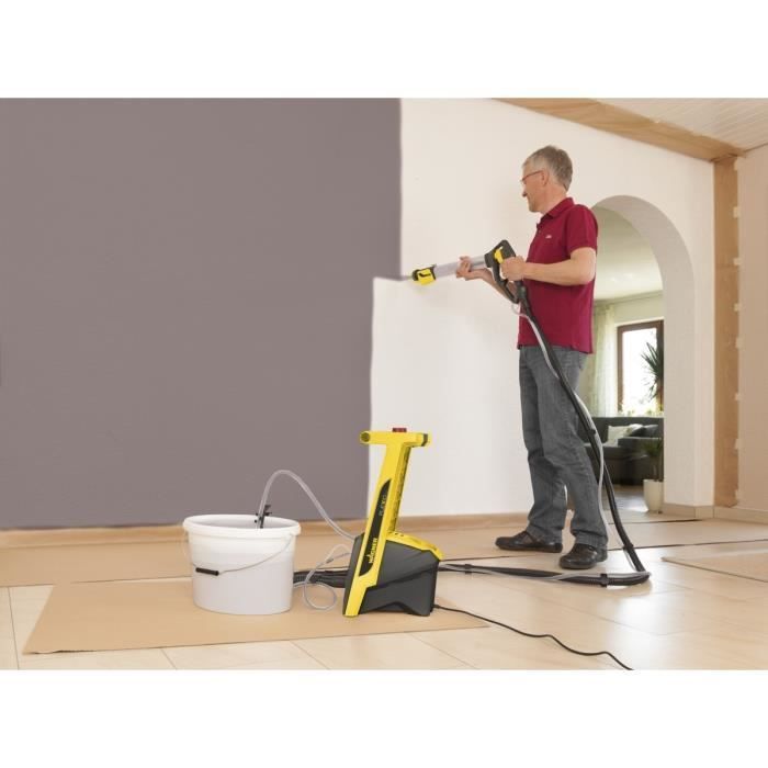 Pulverizador WAGNER W950, pulverizador de pintura universal de baja presión - Succión directa - Todo tipo de pinturas