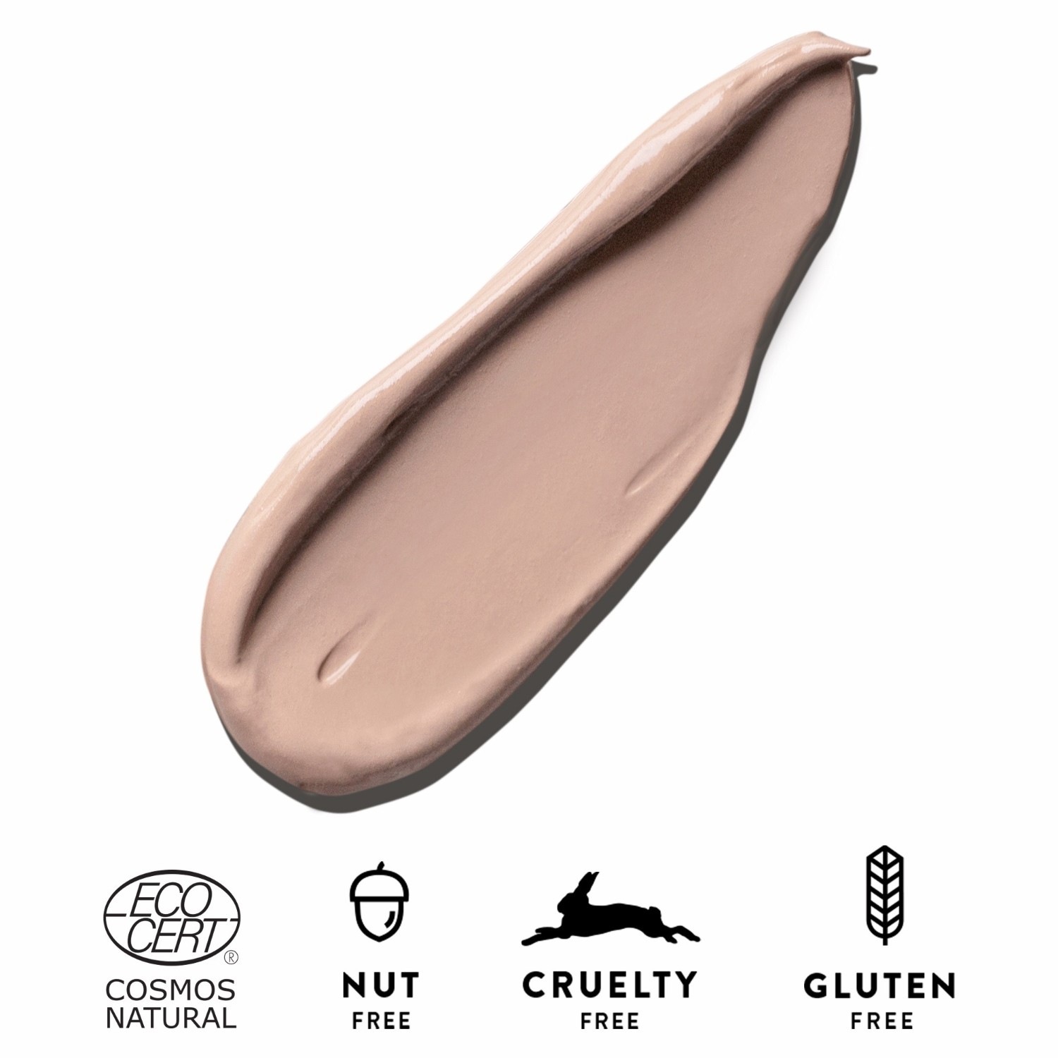 MÁDARA Foundation SKINONYM Semi-Matte Peptide Foundation, br. 15 STONE - 30 ml