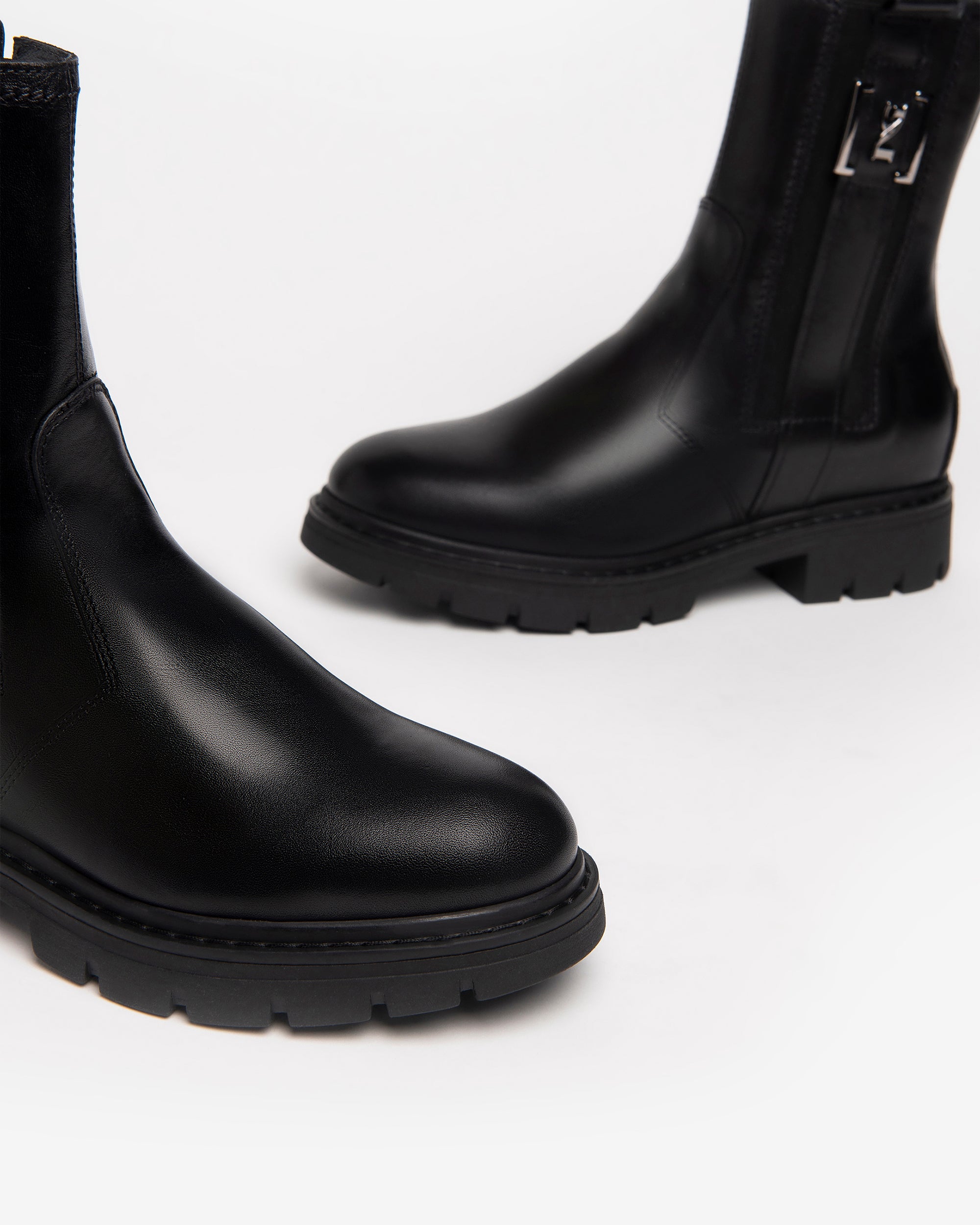  Damen-Ankle-Boots aus Leder