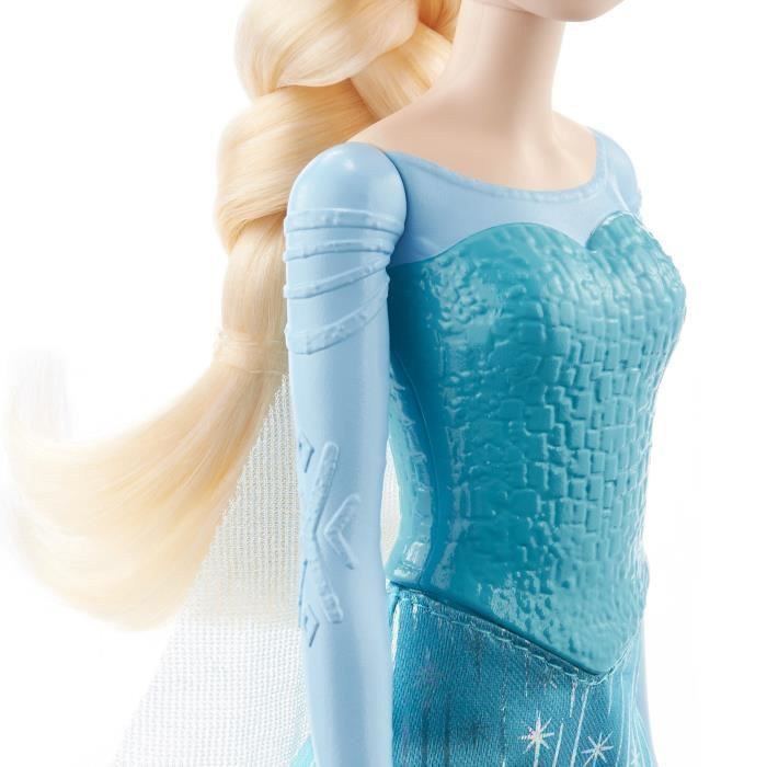 Boneca Elsa de Frozen - Mattel Disney com Roupa e Acessórios HLW47