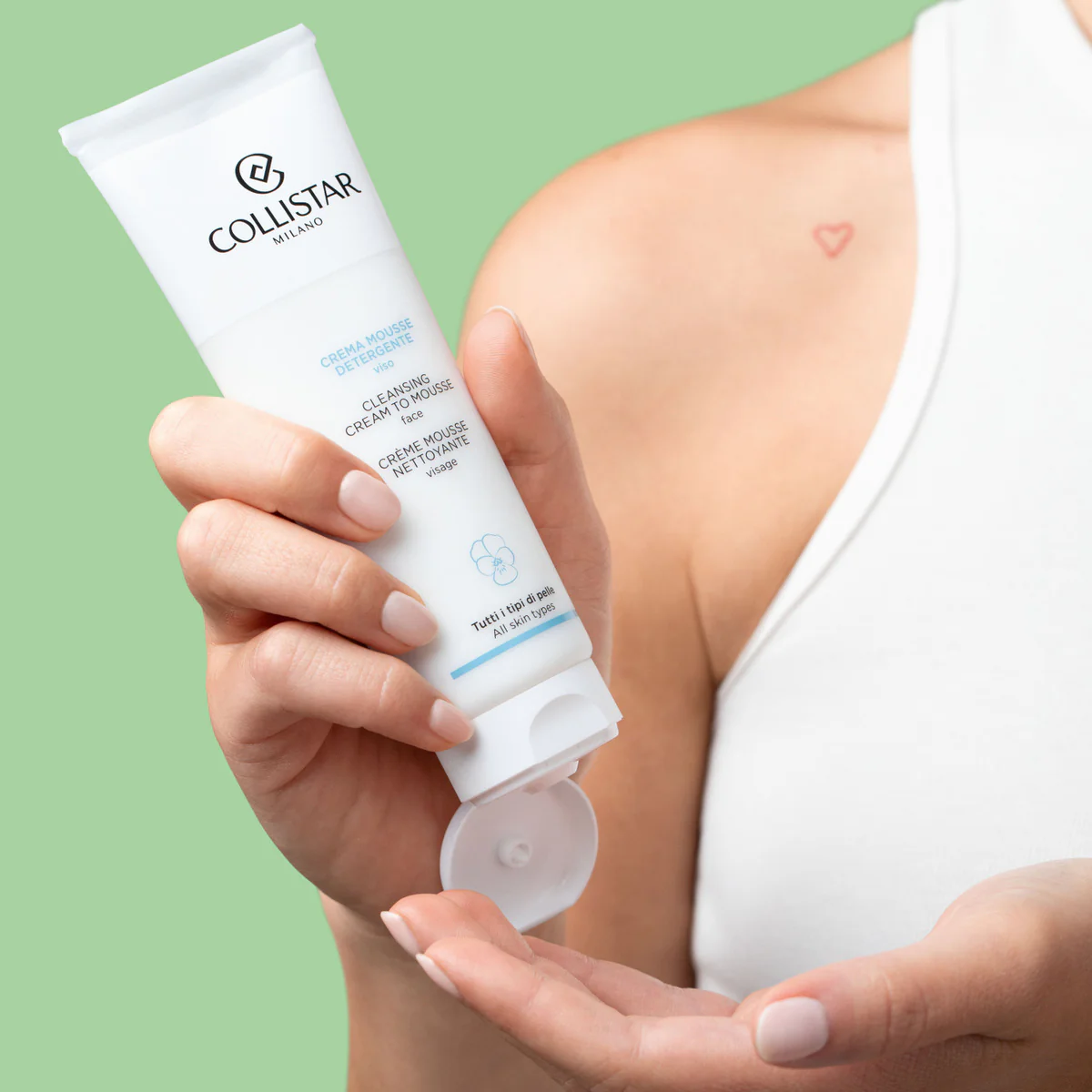 Detergenza Crema Mousse Detergente - Mousse detergente viso