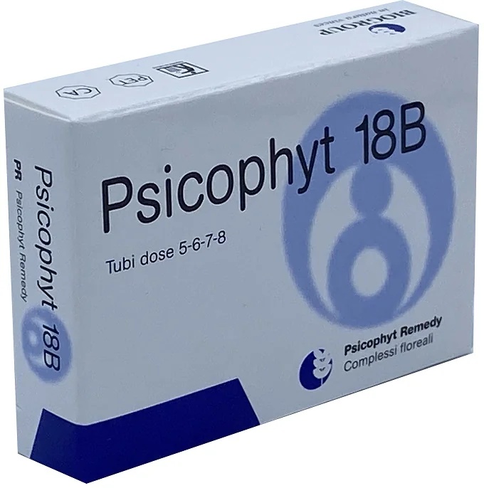BIOGROUP Psicophyt Remedy 18/B Voedingssupplement 4 tubes met korrels