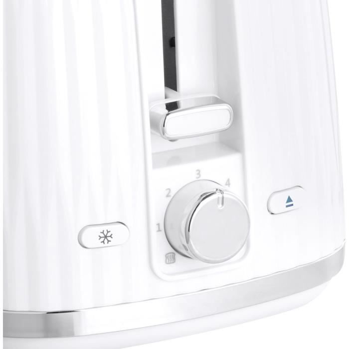 Tostadora - RUSSELL HOBBS - EDEN - 800 W - 2 ranuras - Blanca