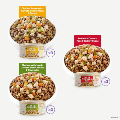 Applaws Geschmacks-Toppings, gemischte Packung, 8 x 156 g
