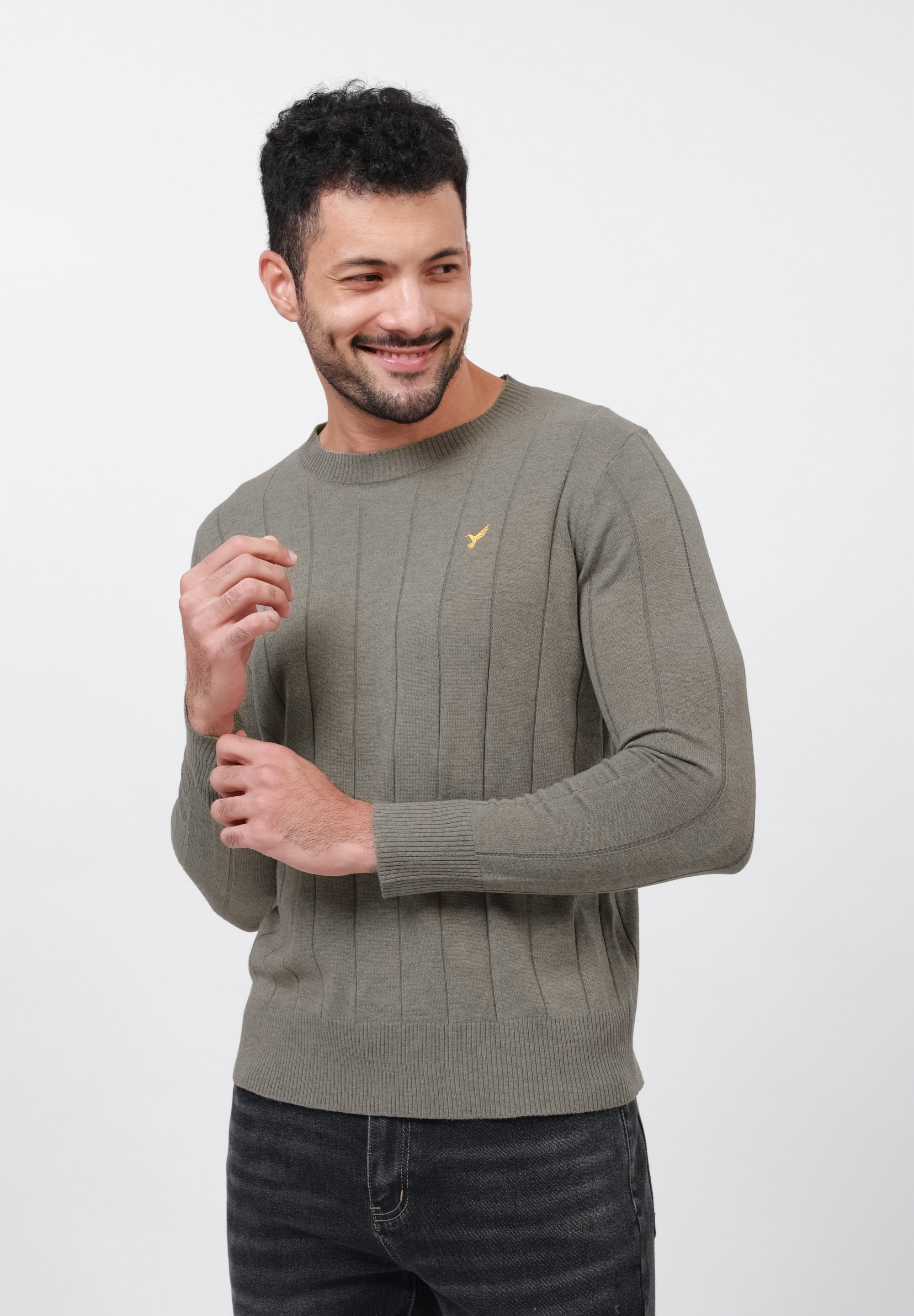 Pier One RIB KNIT - Trui - koffie