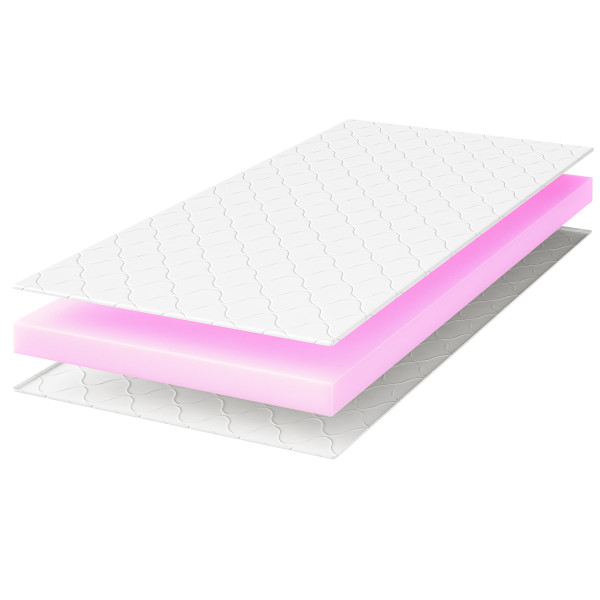 Wygodny materac piankowy 80x200 SUPER MILANO antyalergiczny 10 cm