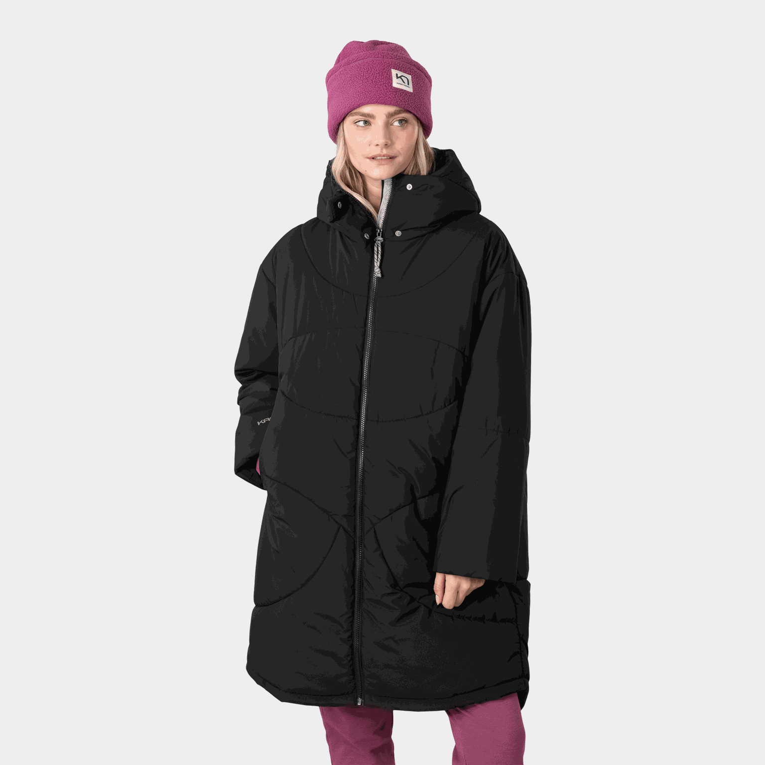  Parka Karoline, Parka pentru femei - Negru