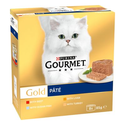 Recettes de pâté Gourmet Gold 96 x 85 g