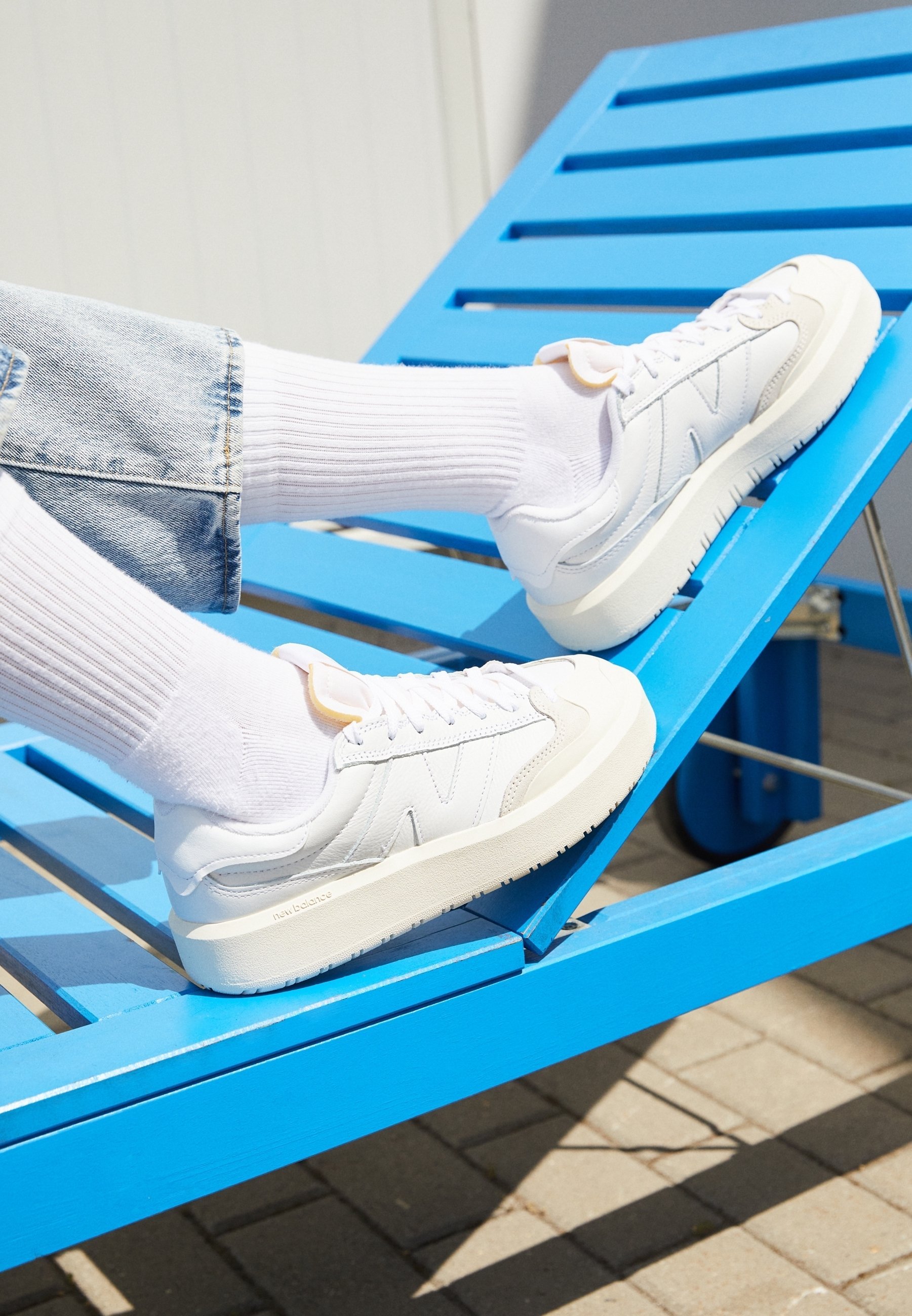 Baskets New Balance - blanches