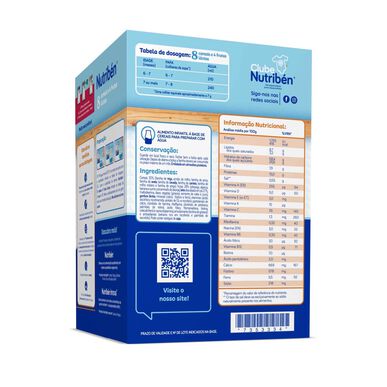 Nutribén Baby Cereals 8 viljaa 4 hedelmää 600 g