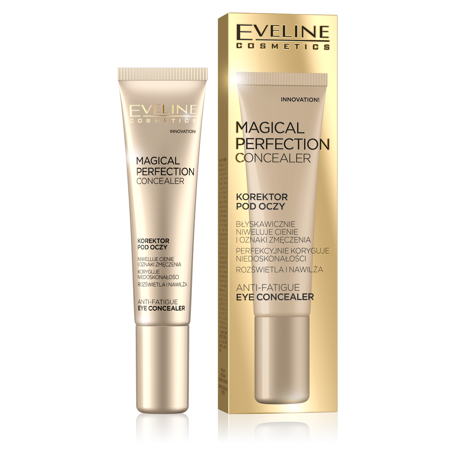 Eveline Eye Concealer 01 Light 12ml Ikääntymistä ehkäisevä