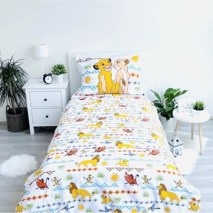 Funda nórdica infantil - GENÉRICA - Simba - 140x200 cm - 100% algodón - OEKO-TEX