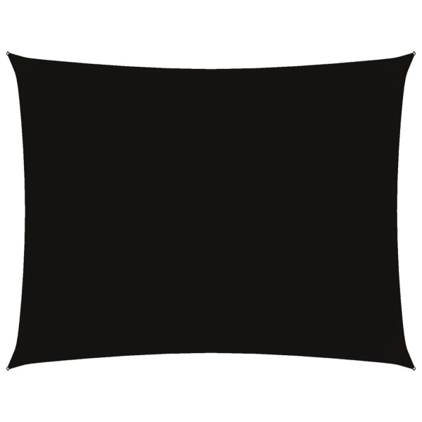 Żagiel przeciwsłoneczny Czarny 4 x 5 m vidaXL