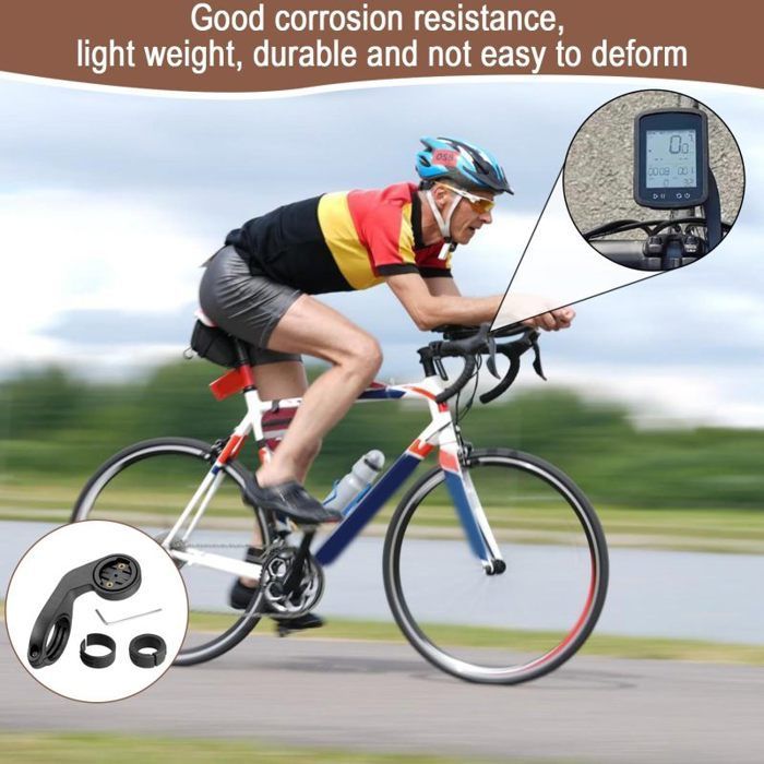 Support Compteur pour Garmin,25.4 mm/31.8 mm Support Compteur Velo,Compatible avec Garmin 130/530/540/820/830/840/1030/1040