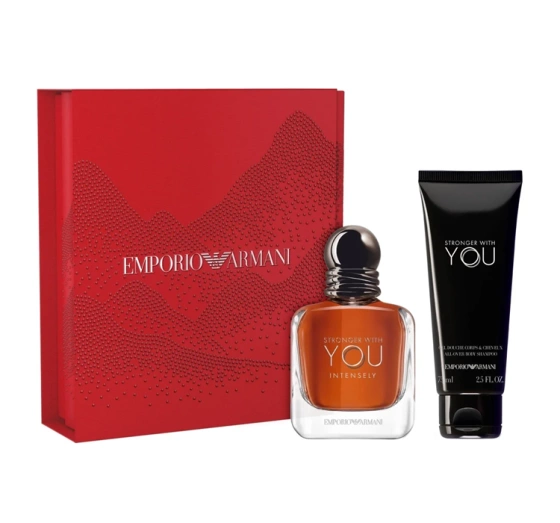 Armani Emporio Stronger With You Intensely woda perfumowana spray 50 ml   żel pod prysznic 75 ml