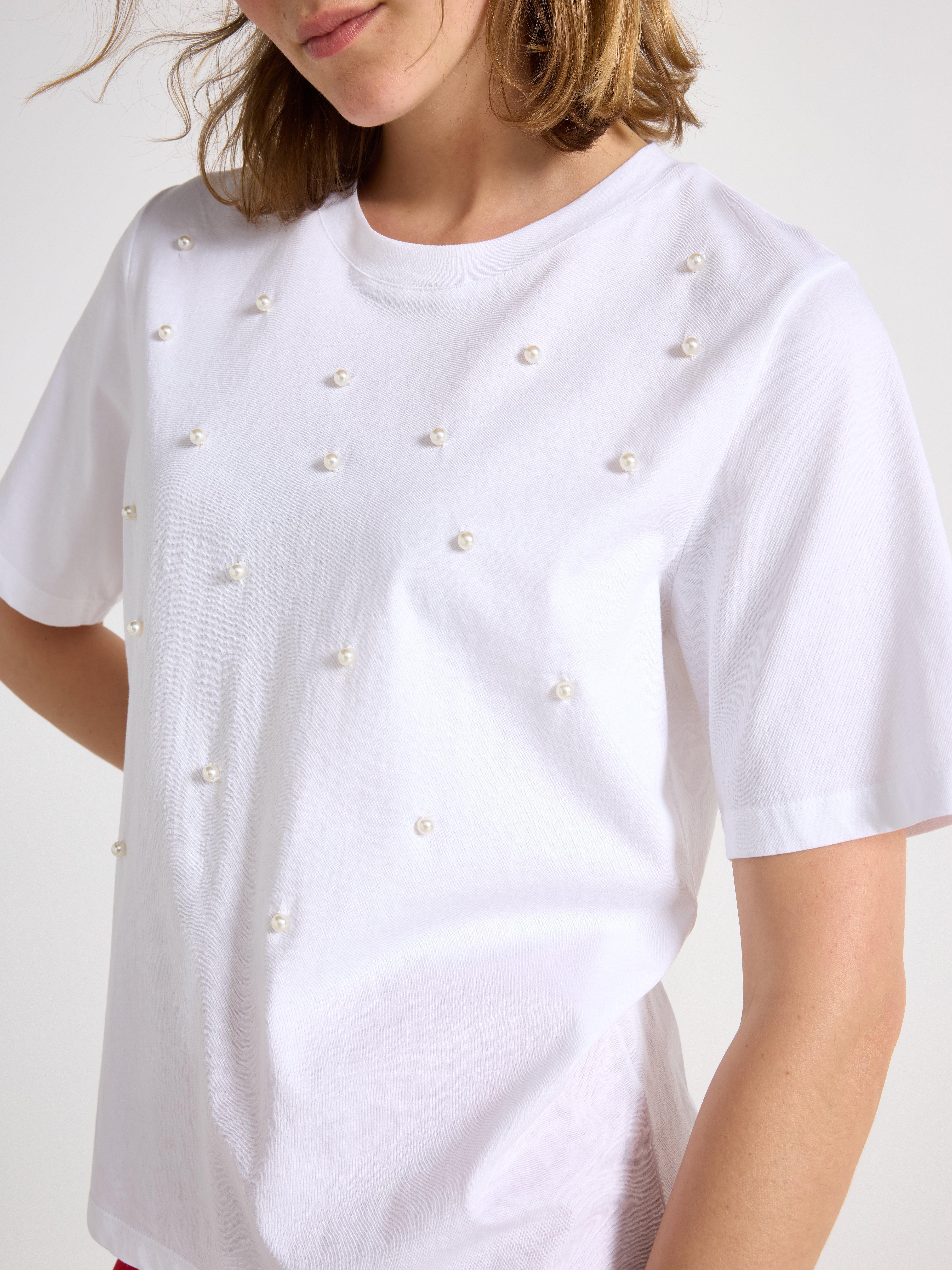 Camiseta con colores Blanco