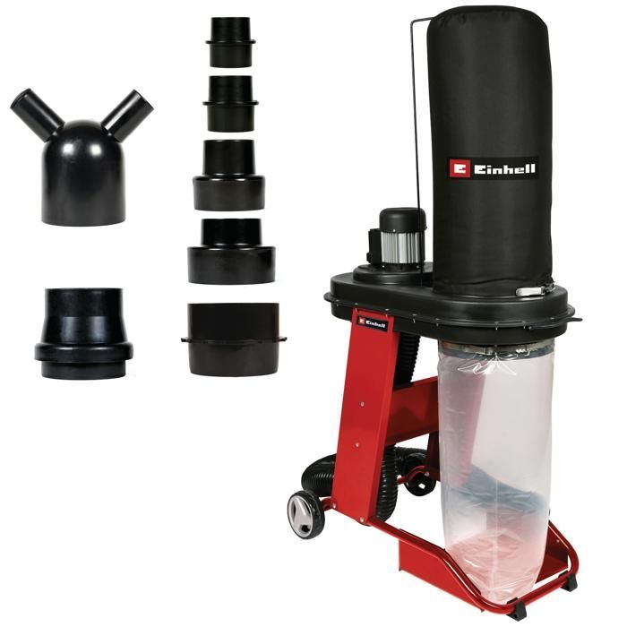 Einhell TE-VE 550/1 A Central Vacuum Cleaner (550 W, clip for 65 L collection bag) Supplied with one bag