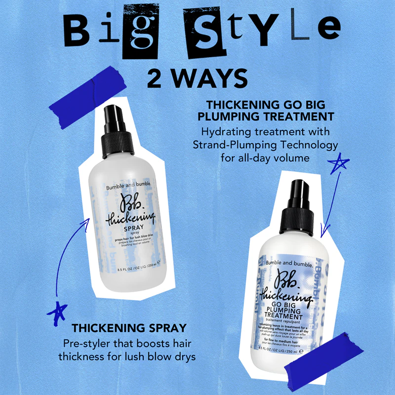 Spray espessante Bumble and bumble para dar volume aos cabelos