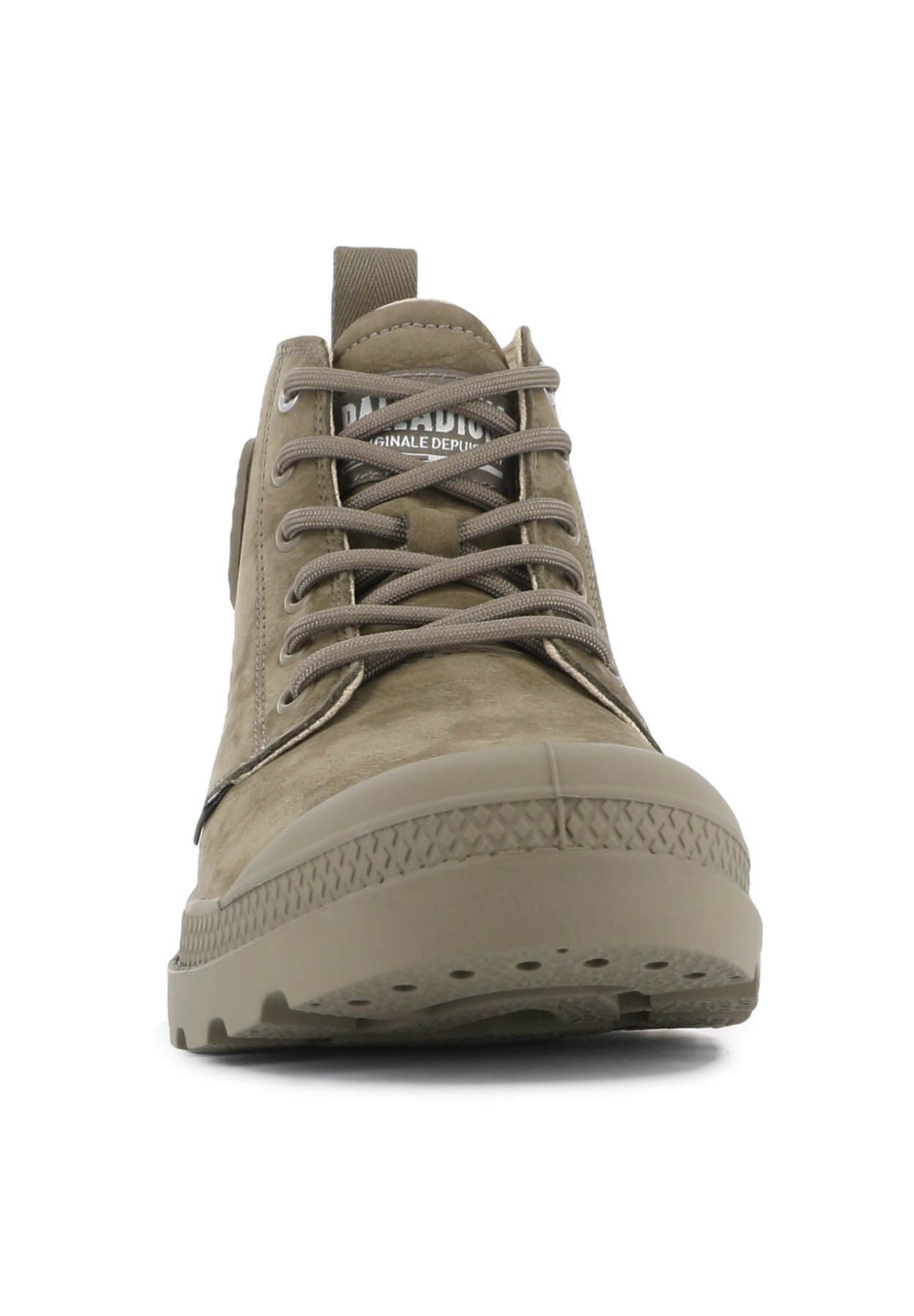 Palladium PAMPA - Enkellaarsjes met vetersluiting - donkergroen