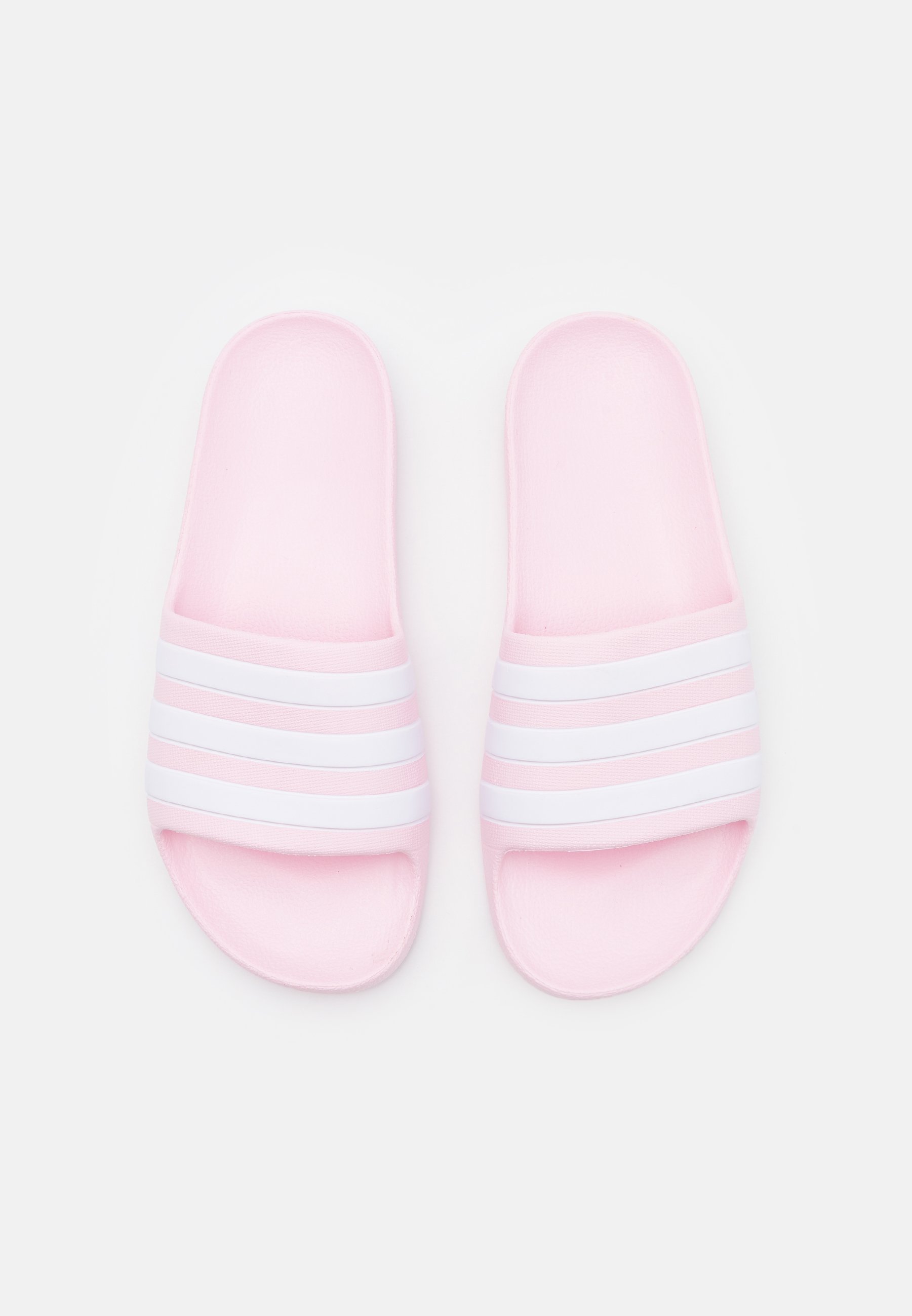adidas Performance ADILETTE AQUA KIDS - Badslippers - transparant roze/witte schoenen