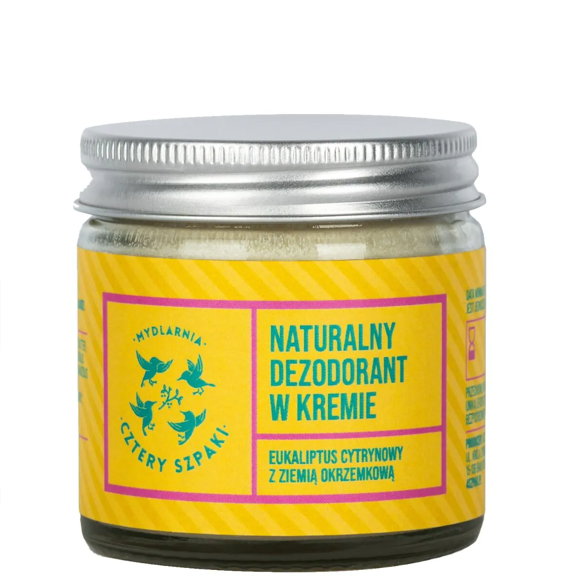 Mydlarnia Cztery Szpaki Deo Naturalny Krem o zapachu eukaliptusa cytrynowego