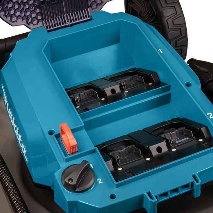 Cortacésped autopropulsado MAKITA DLM532PT4 de 36 V (2 x 18 V) con batería de iones de litio (4 x 5,0 Ah)