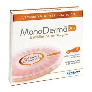 MONODERMÀ MonoDermà A15 Exfoliant visage anti-rides 28 capsules végétales sans parfum