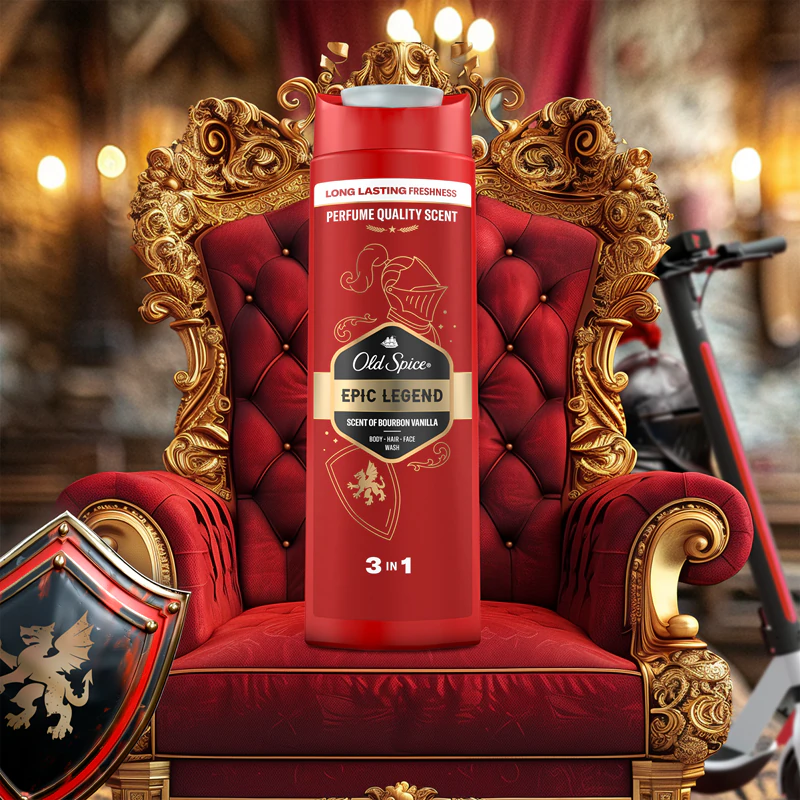 Sprchový gél Old Spice Epic Legend na tvár, telo a vlasy pre mužov