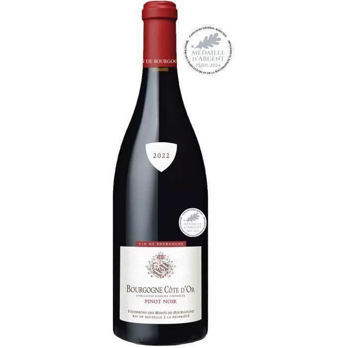 Vignerons des Monts de Bourgogne 2022 Bourgogne Côte d'Or Pinot Noir - Vino Tinto Borgoña