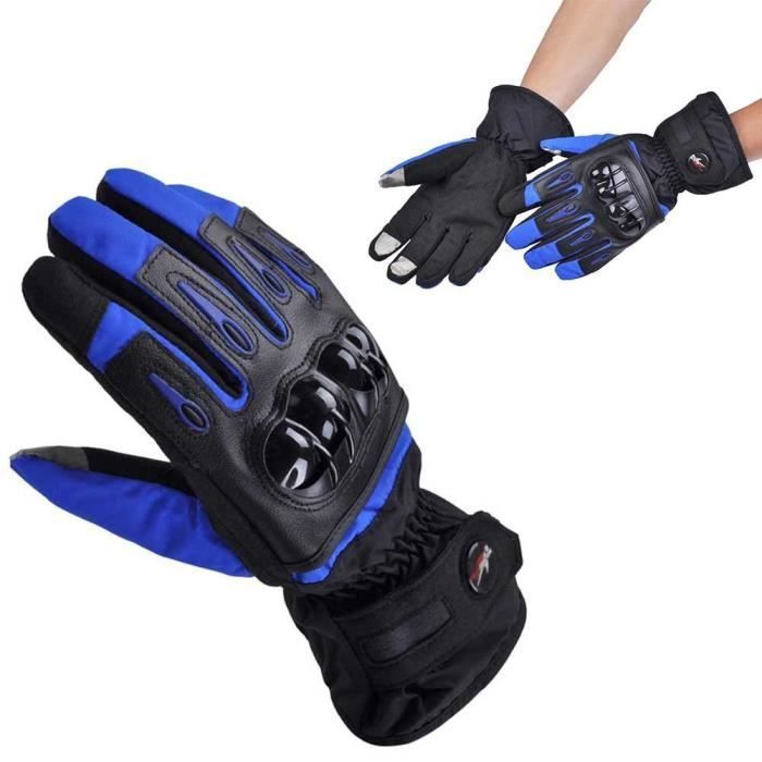 Winter/Autumn Motorcycle Gloves, Waterproof, Windproof, Full-Finger, Touchscreen Compatible, for Women and Men, Protective Gloves