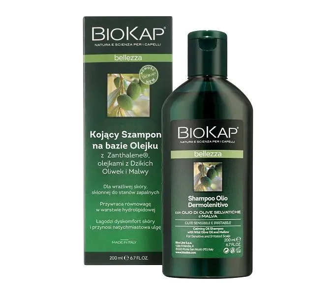 Biokap Bellezza Kojący Szampon na bazie olejku