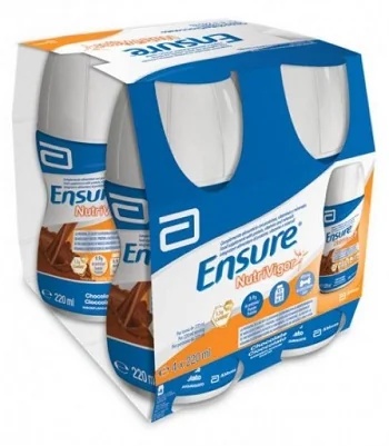 ENSURE Nutrivigor chocolade multivitamine proteïnedrank 4x220 ml