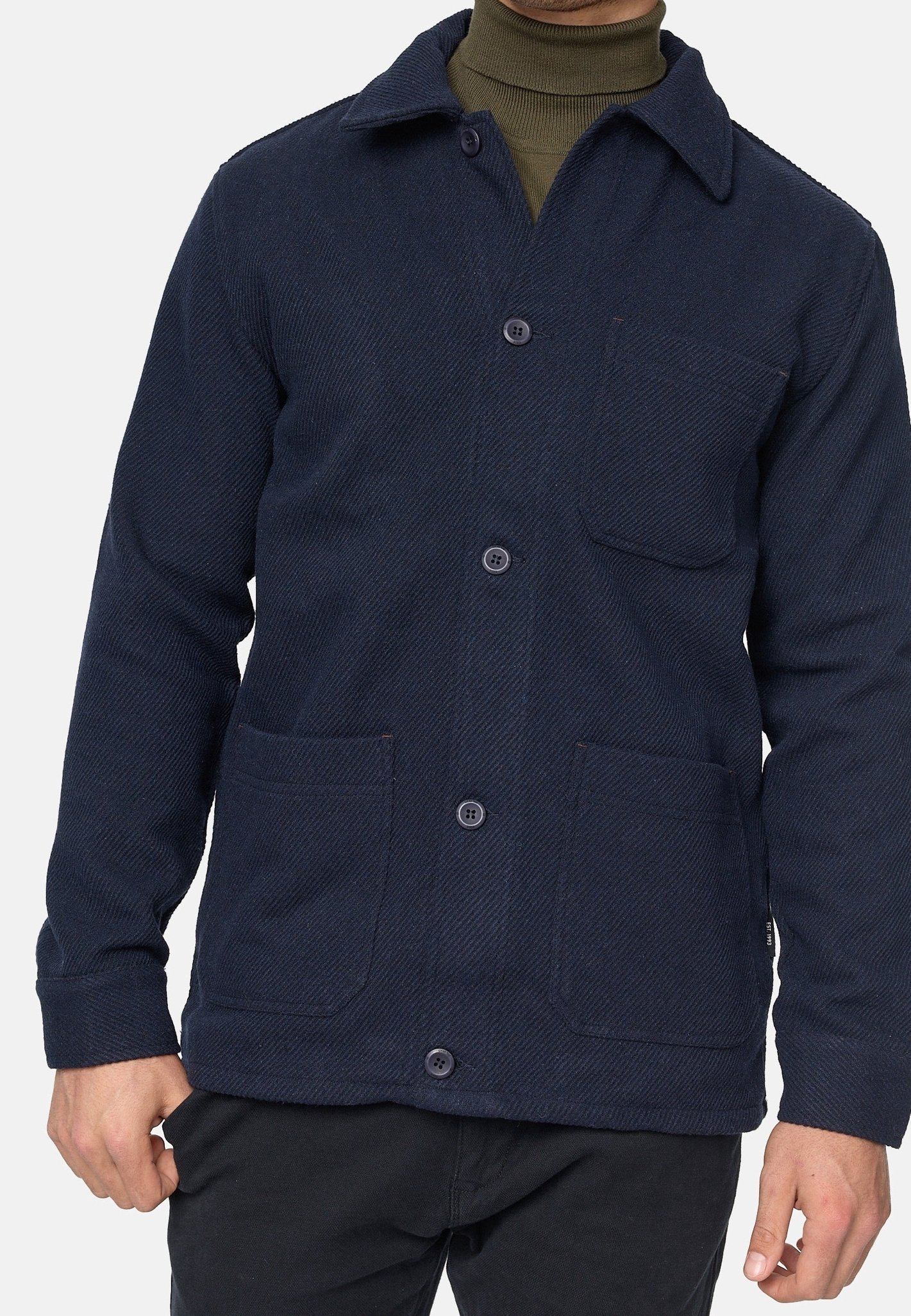 INDICODE JEANS Lichte jas - donkerblauw