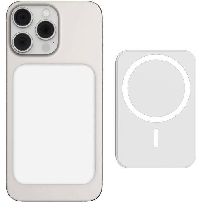 Batterie  Externe - ZISONIX - Magsafe - 5000mAh - Induction - Compatible iPhone et Samsung