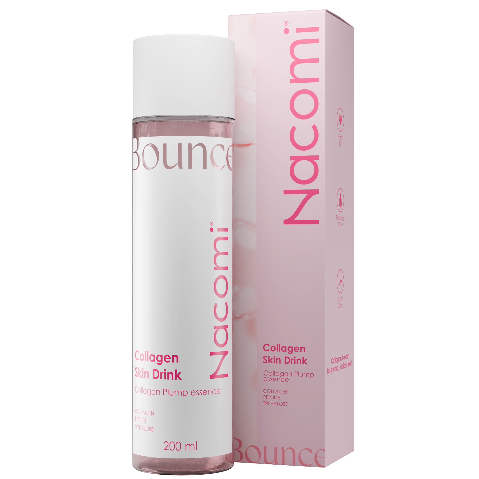 Nacomi kolagēna ādas dzēriens – Plump Bounce Essence
