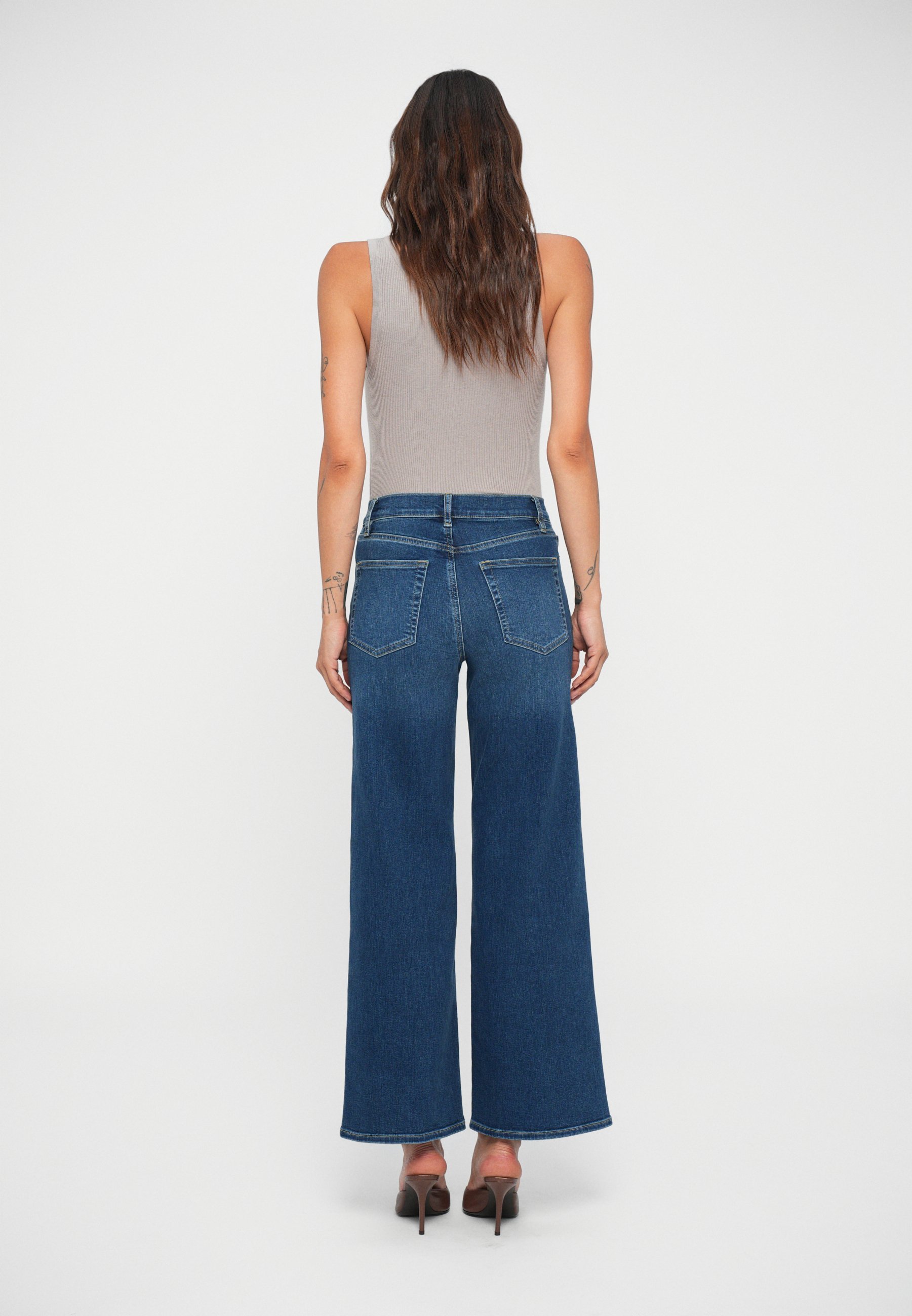 FRAME PALAZZO - Jeans coupe décontractée - femme