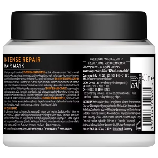Syoss Repair Boost intenzivna maska za kosu 400ml
