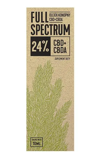 Full Spectrum Olejek Konopny CBD+CBDA 24%, Płyn